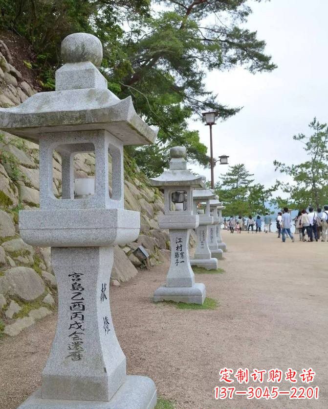 南京精美古典大理石宫灯雕塑