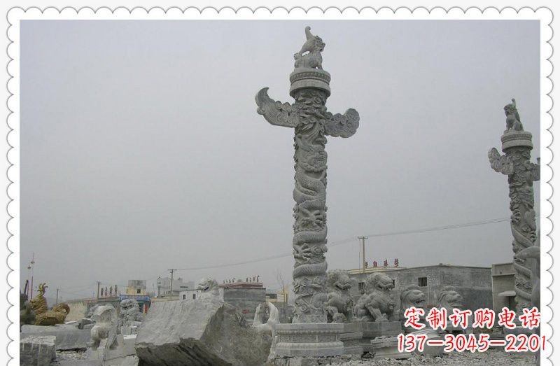 南京精致雕刻,大理石华表雕塑