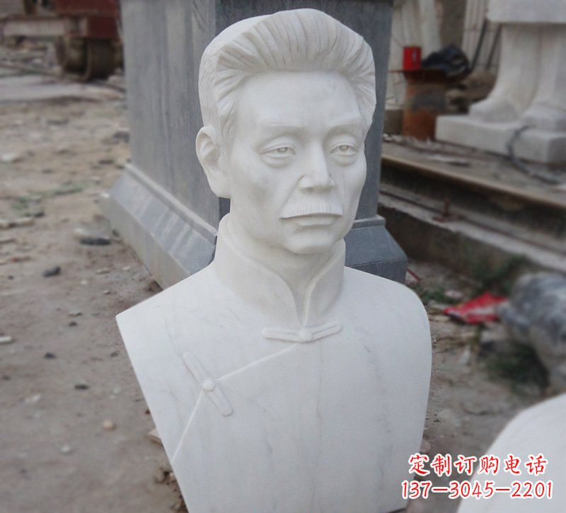 南京传承文化魅力·鲁迅头像精美雕塑