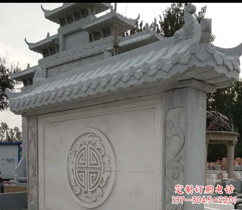南京精美大理石影壁雕塑