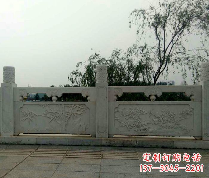 南京大理石景区栏板石雕 (3)