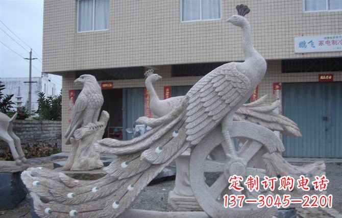 南京大理石孔雀石雕塑