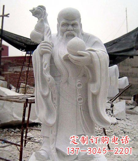 南京大理石寿星雕塑