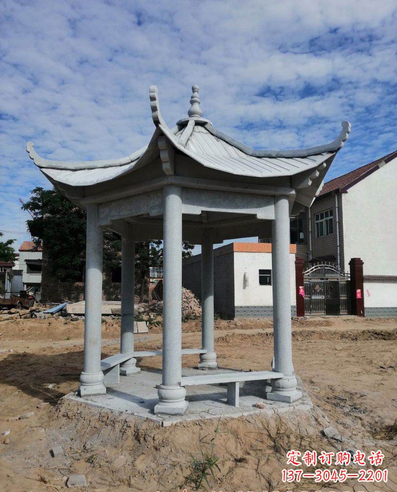 南京大理石凉亭 (2)