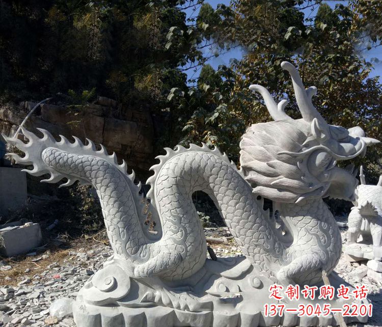南京大理石龙雕塑