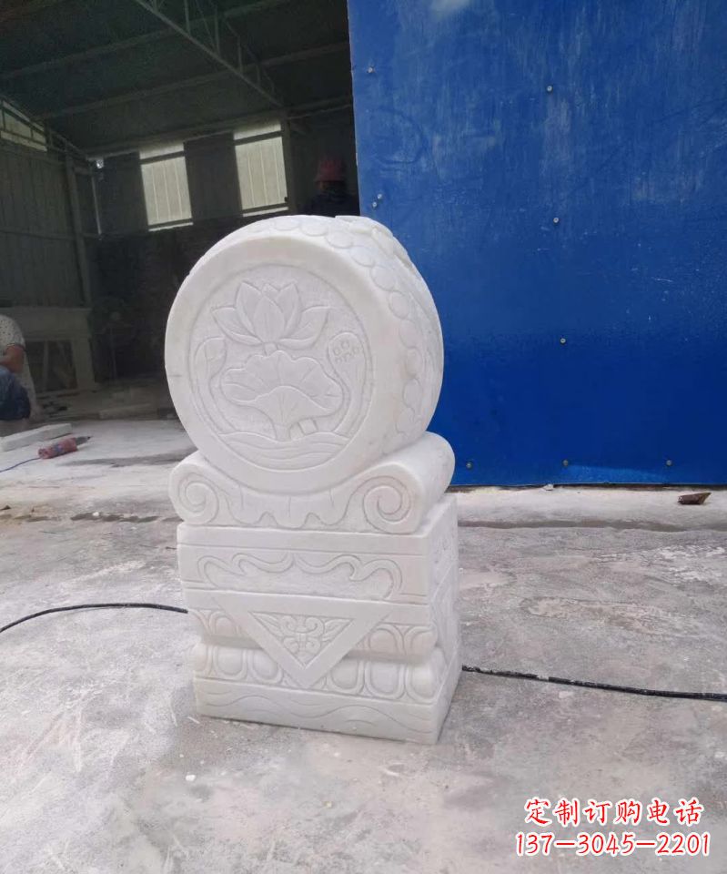 南京大理石门墩雕塑,精美而实用