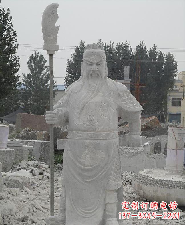南京大理石关公雕塑