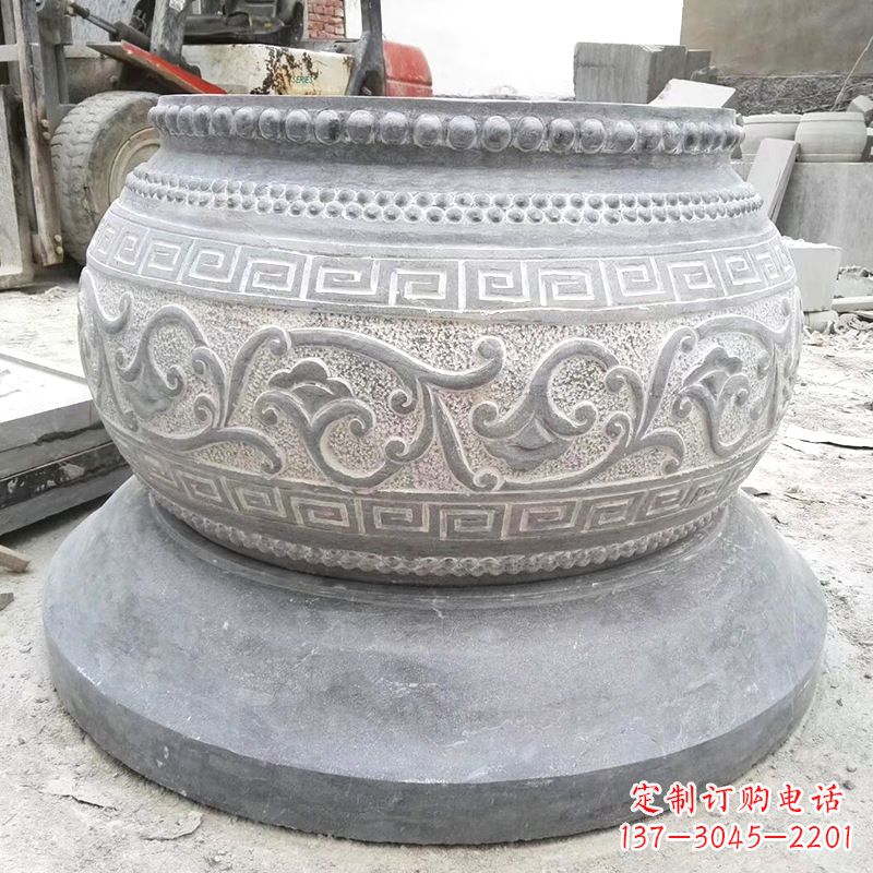 南京大理石水缸雕塑