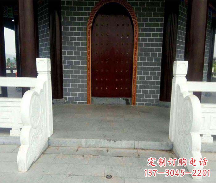 南京大理石寺庙石雕栏板 (2)