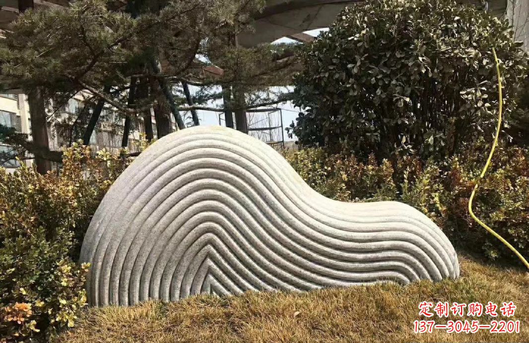 南京大理石纹理假山雕塑