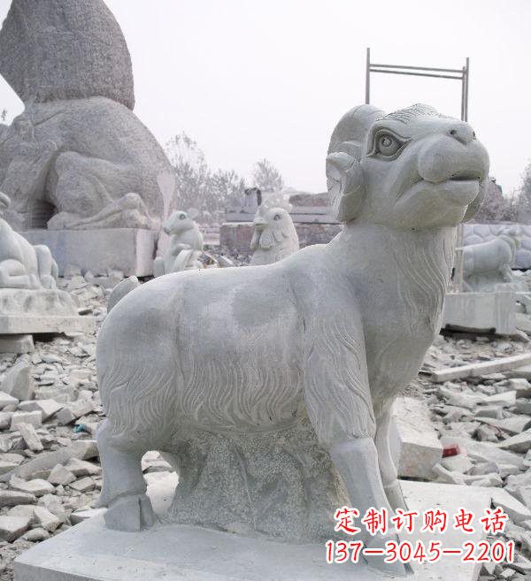 南京大理石羊雕塑