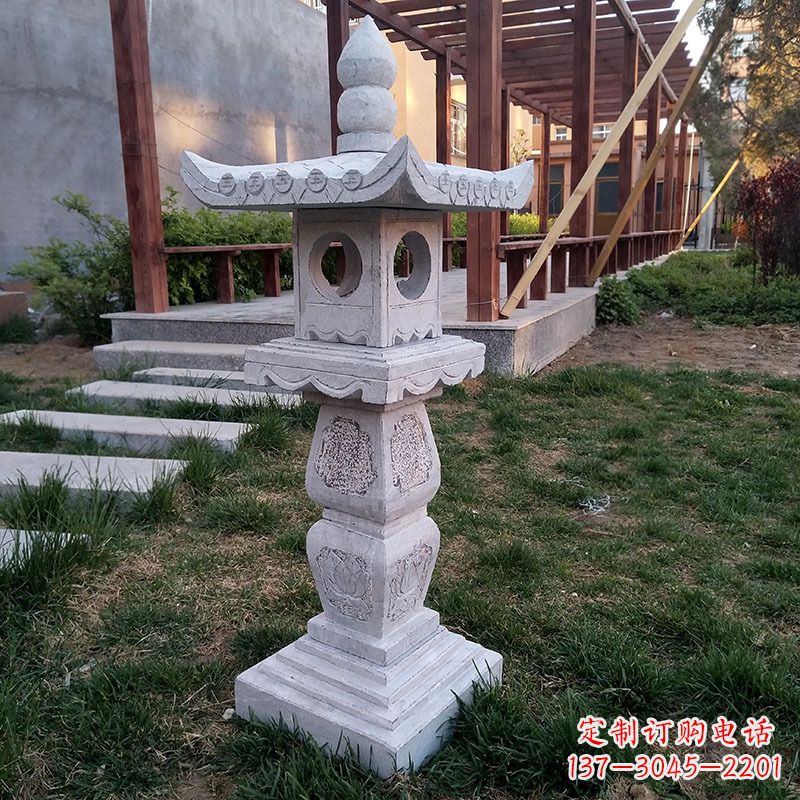 南京大理石灯笼雕塑