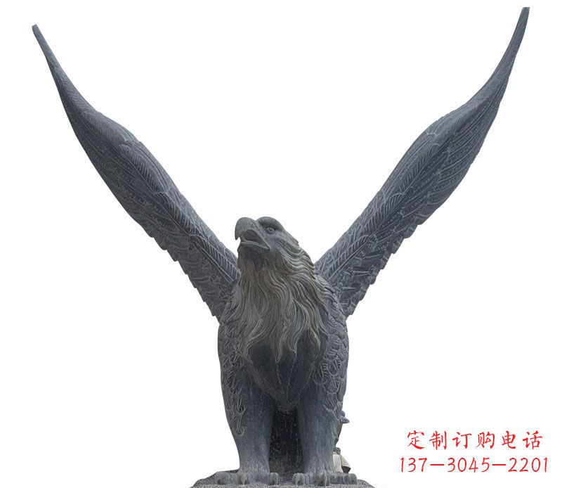 南京大理石展翅老鹰