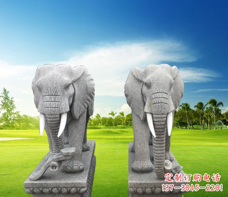 南京精美大象雕塑,招财进宝