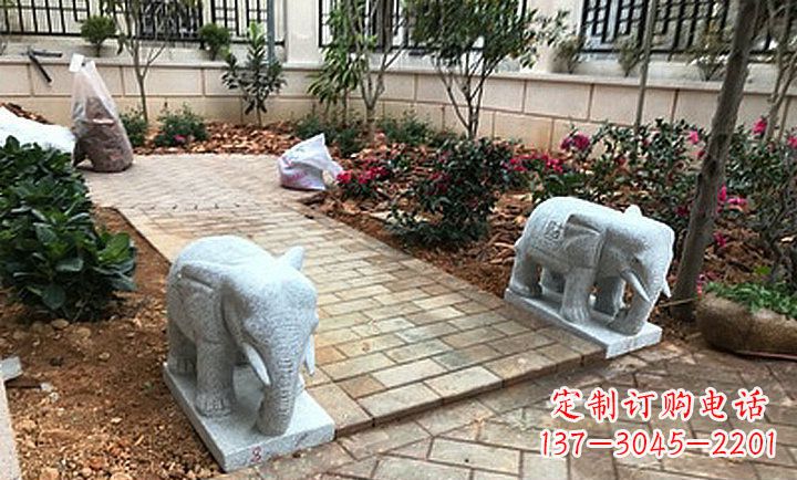 南京大理石小象石雕,让你的大好家园更加美丽