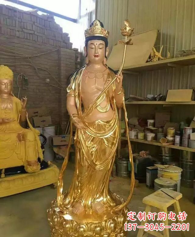 南京大势至菩萨铜雕