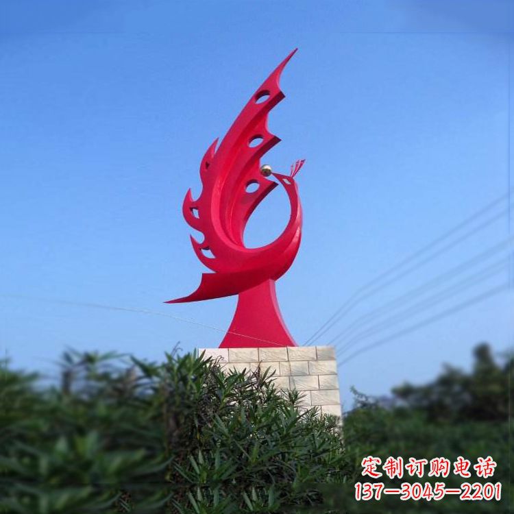 南京凤凰不锈钢雕塑