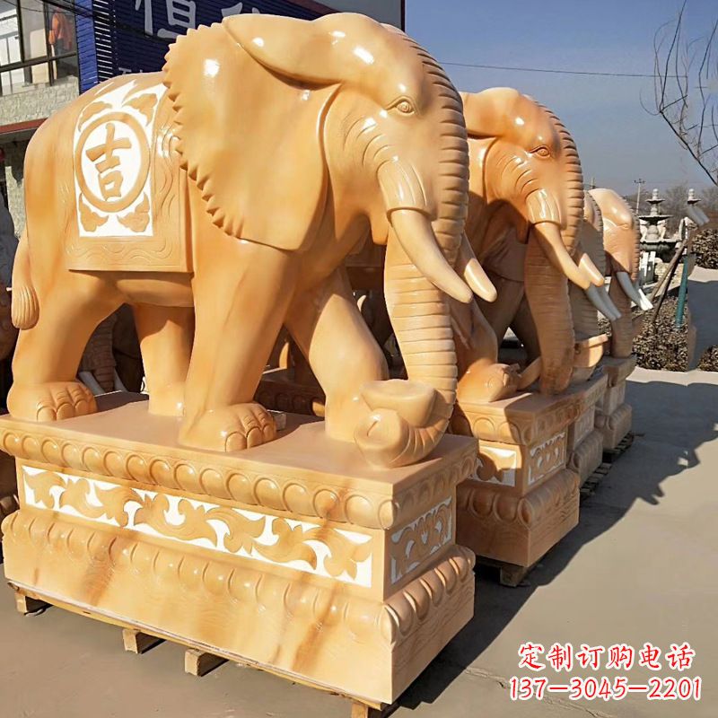 南京大象石雕风水