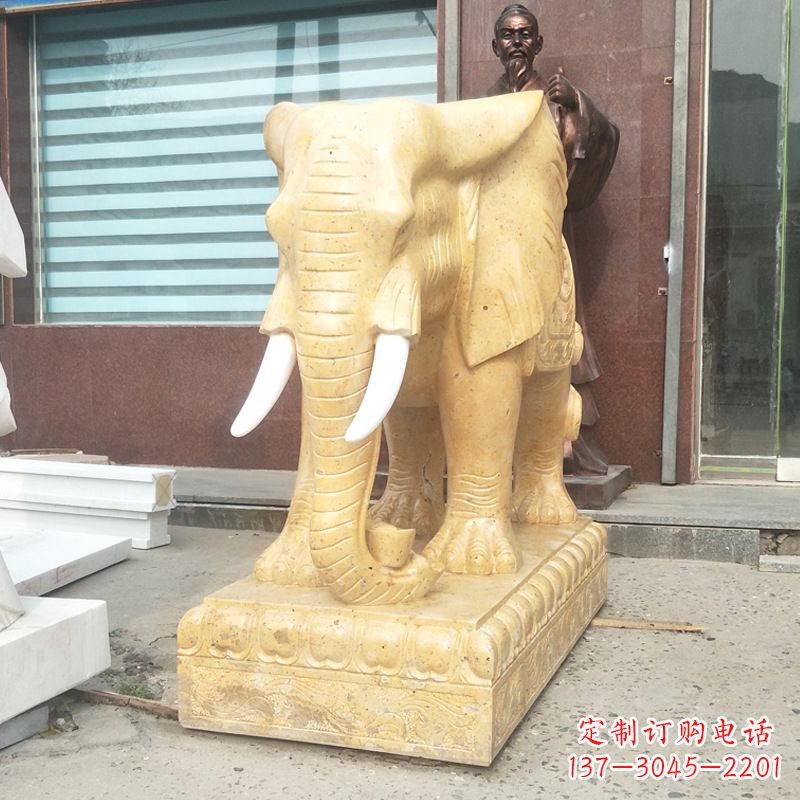 南京大象头石雕