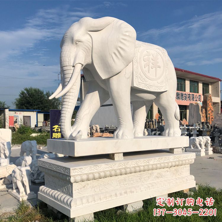 南京大象岩石雕塑