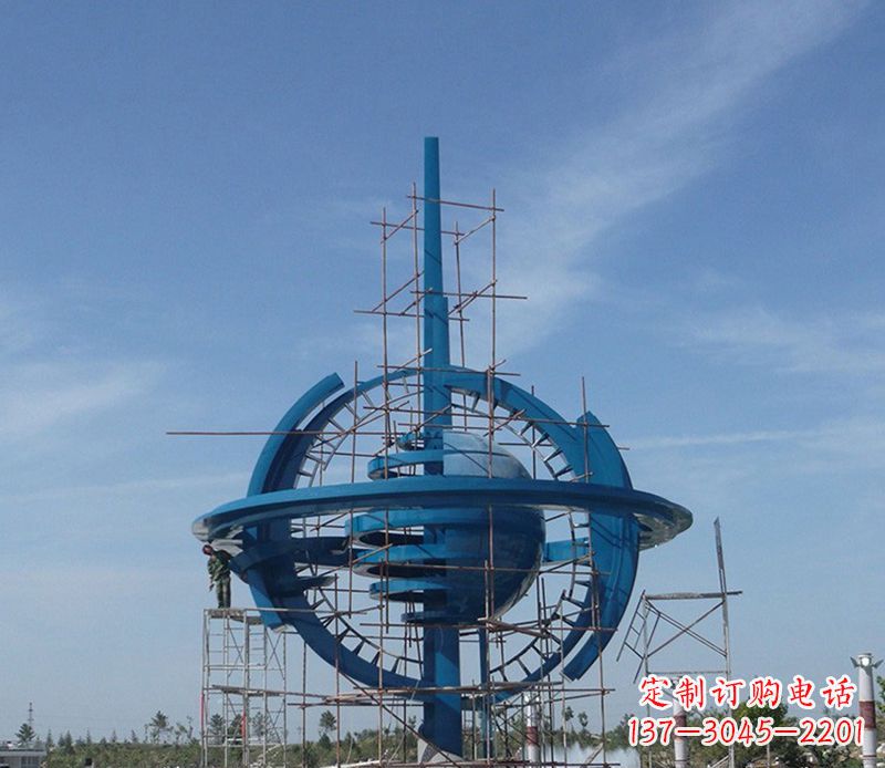 南京大型不锈钢地球雕塑