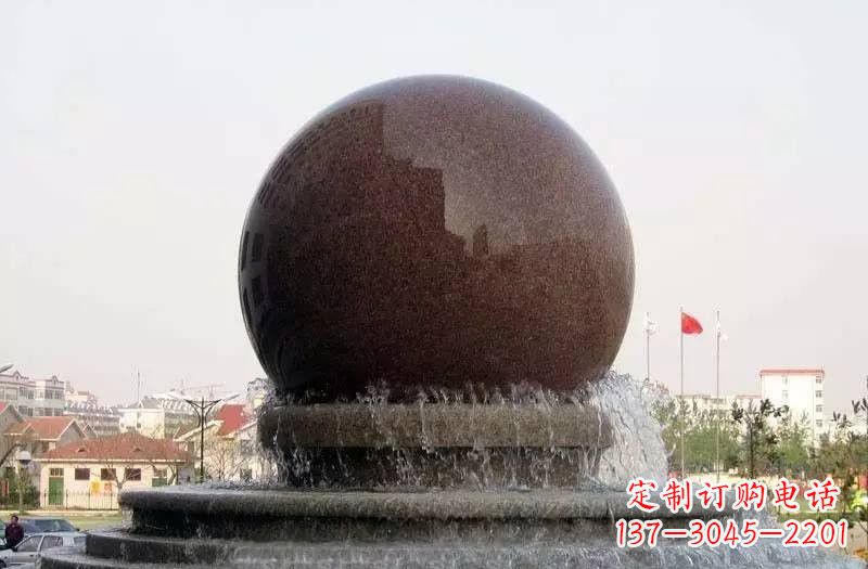 南京大型风水球喷泉石雕