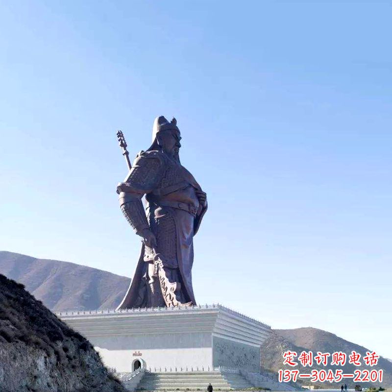 南京关公铸铜雕塑——传承三国历史文化的精美雕塑