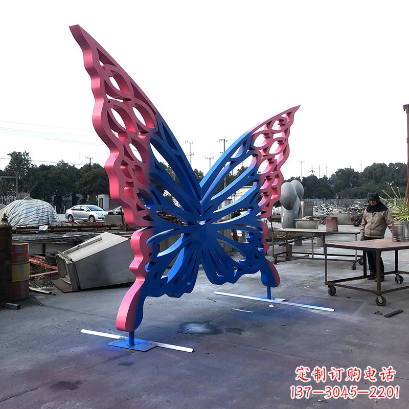 南京不锈钢蝴蝶雕塑