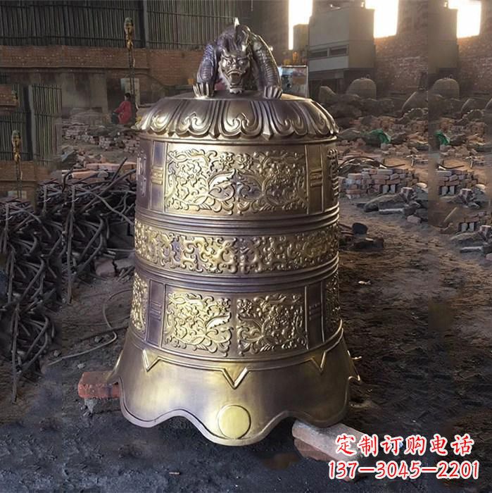 南京悠久历史的铜钟雕塑——传承无声的魅力