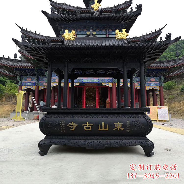 南京大型寺庙香炉雕塑