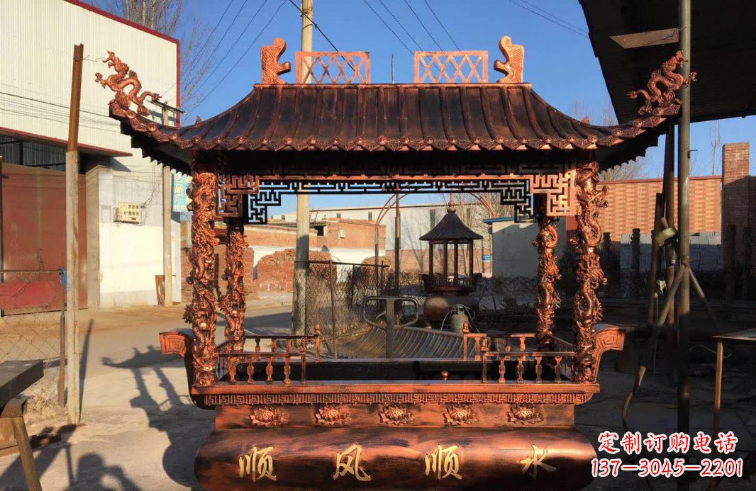 南京大型铜雕香炉