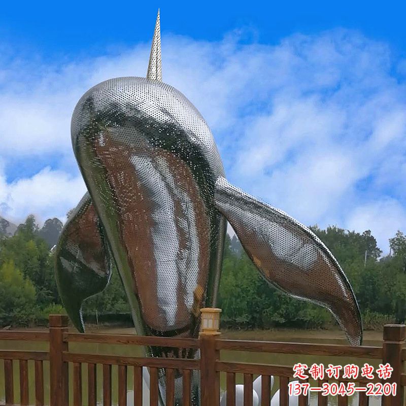 南京大型不锈钢动物雕塑