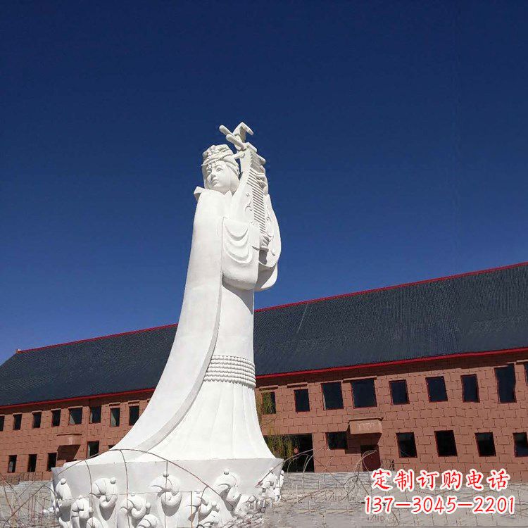 南京中国古代四大美女之王昭君出塞石雕塑