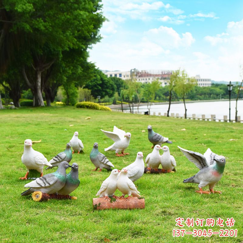 南京大学和平鸽雕塑