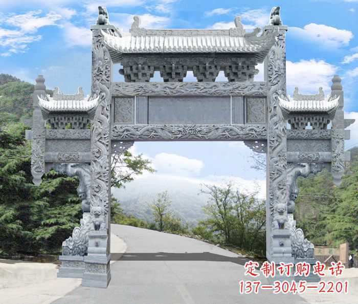 南京精美牌坊雕塑