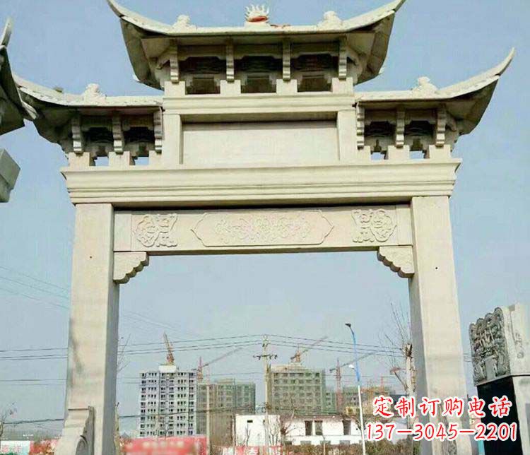 南京精美牌坊石雕