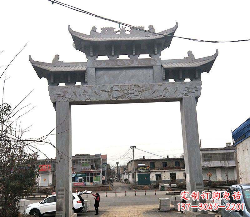 南京精美大理石牌坊石雕