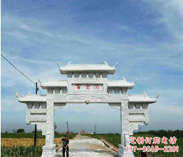 南京西方风格石牌坊石雕