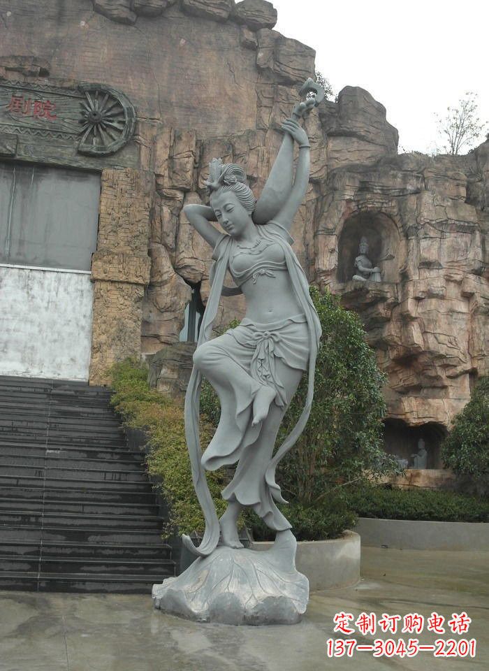南京琵琶飞天人物石雕