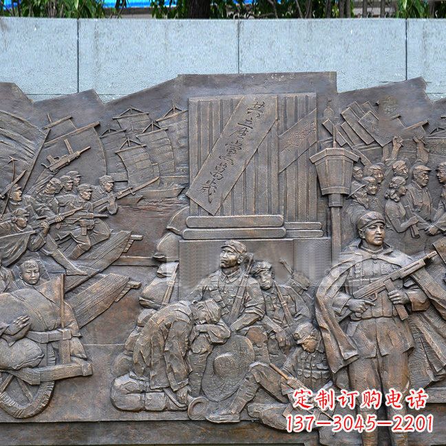南京纪念红军革命人物雕塑