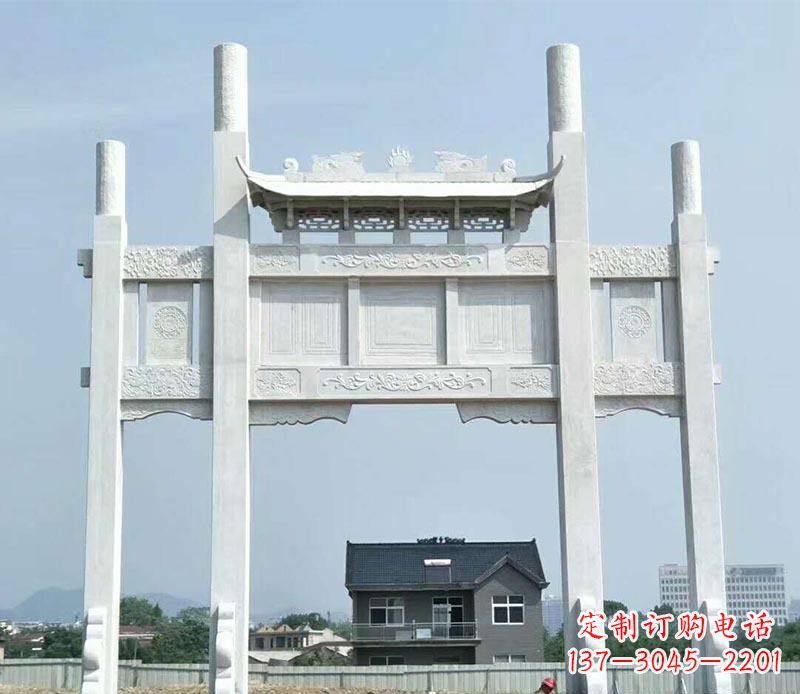 南京精美牌坊雕塑
