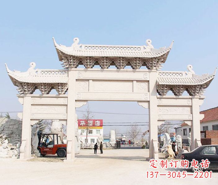 南京精美牌坊雕塑