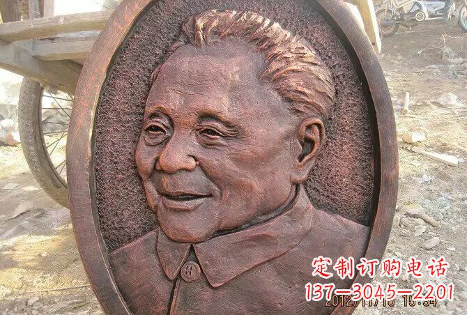 南京传承历史,永记邓小平——邓小平头像铜雕塑