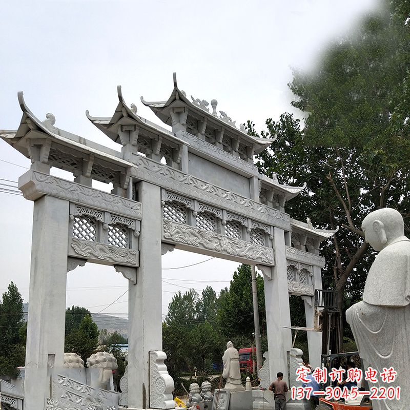 南京雕塑公园门口牌坊