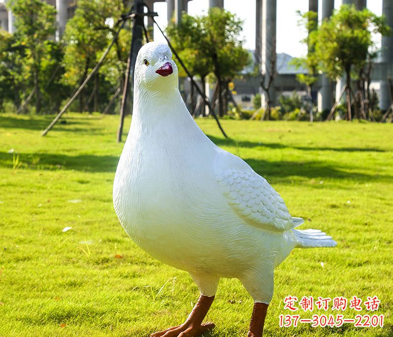 南京雕塑和平鸽