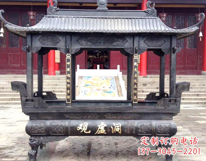 南京雕塑铜香炉
