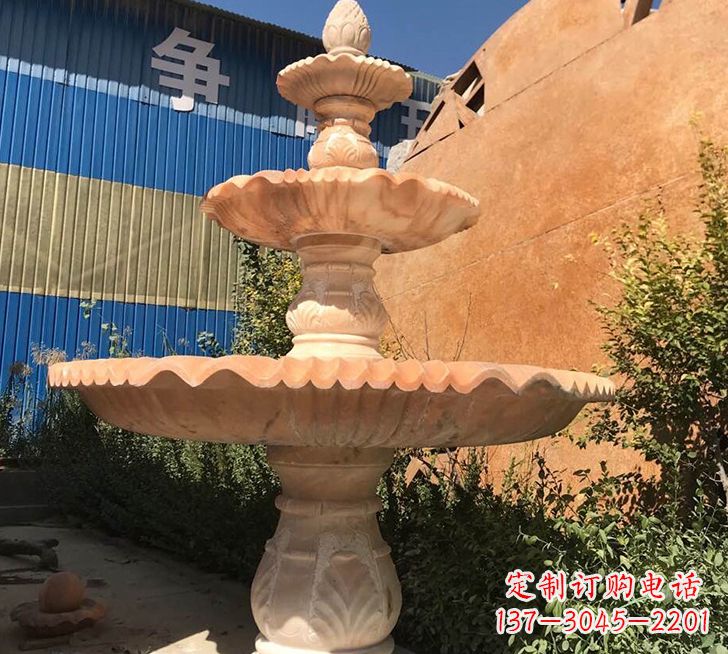 南京跌水盆喷泉石雕——精美的喷泉雕塑