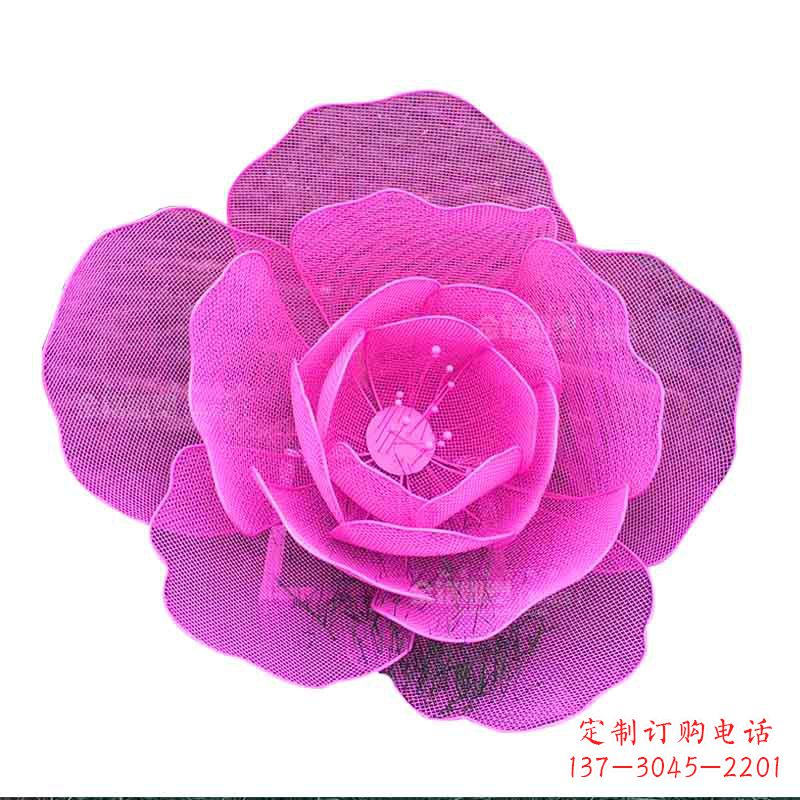 南京精美玫瑰金属雕塑