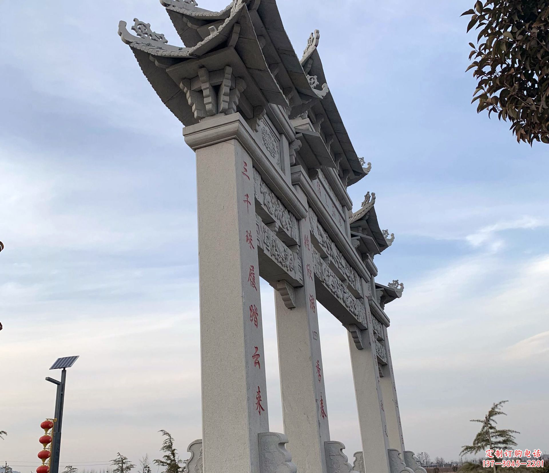 南京东艺石雕牌坊牌坊雕塑定制