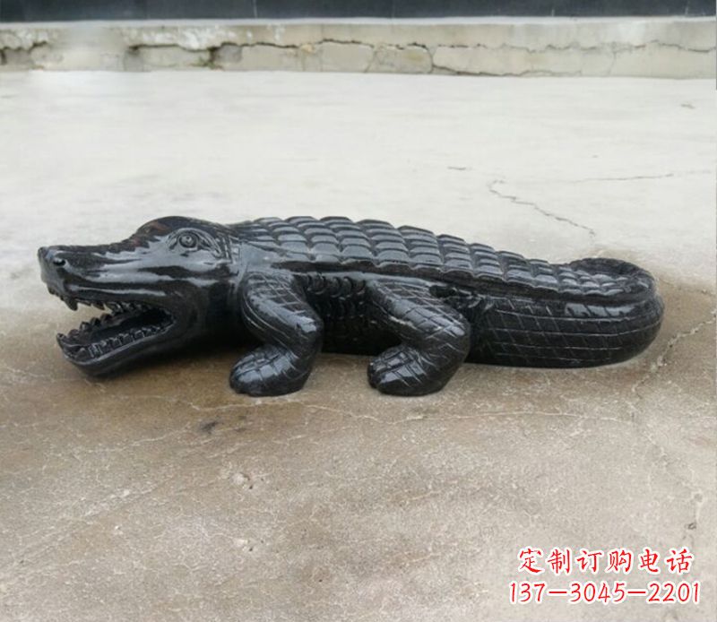 南京动物鳄鱼景观石雕